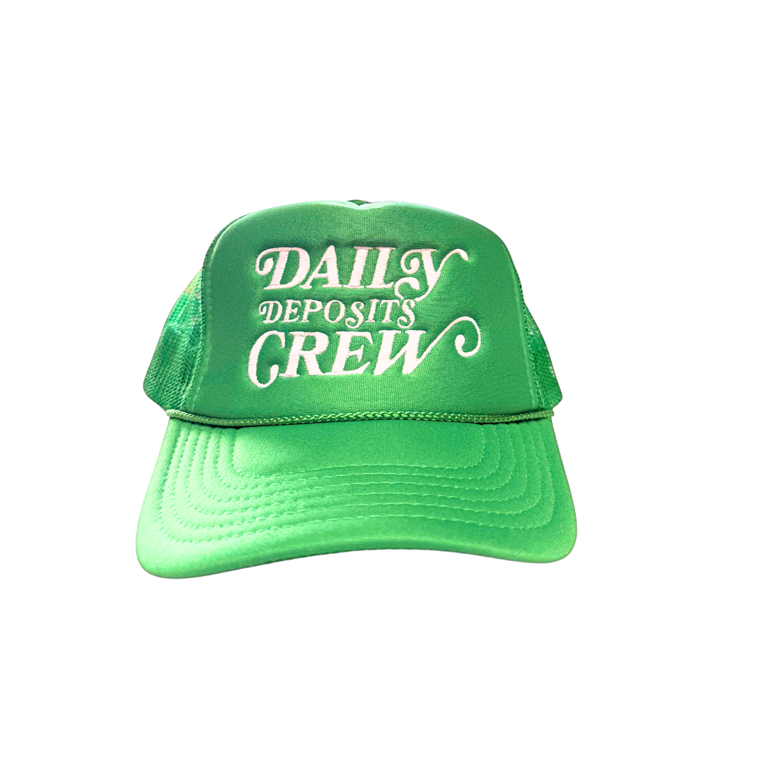 Daily Deposits Crew Trucker Hat