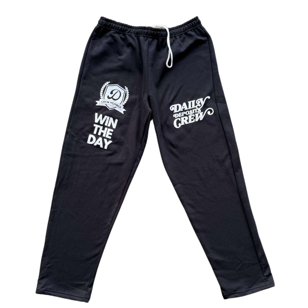 Daily Deposits Crew Open Bottom Joggers