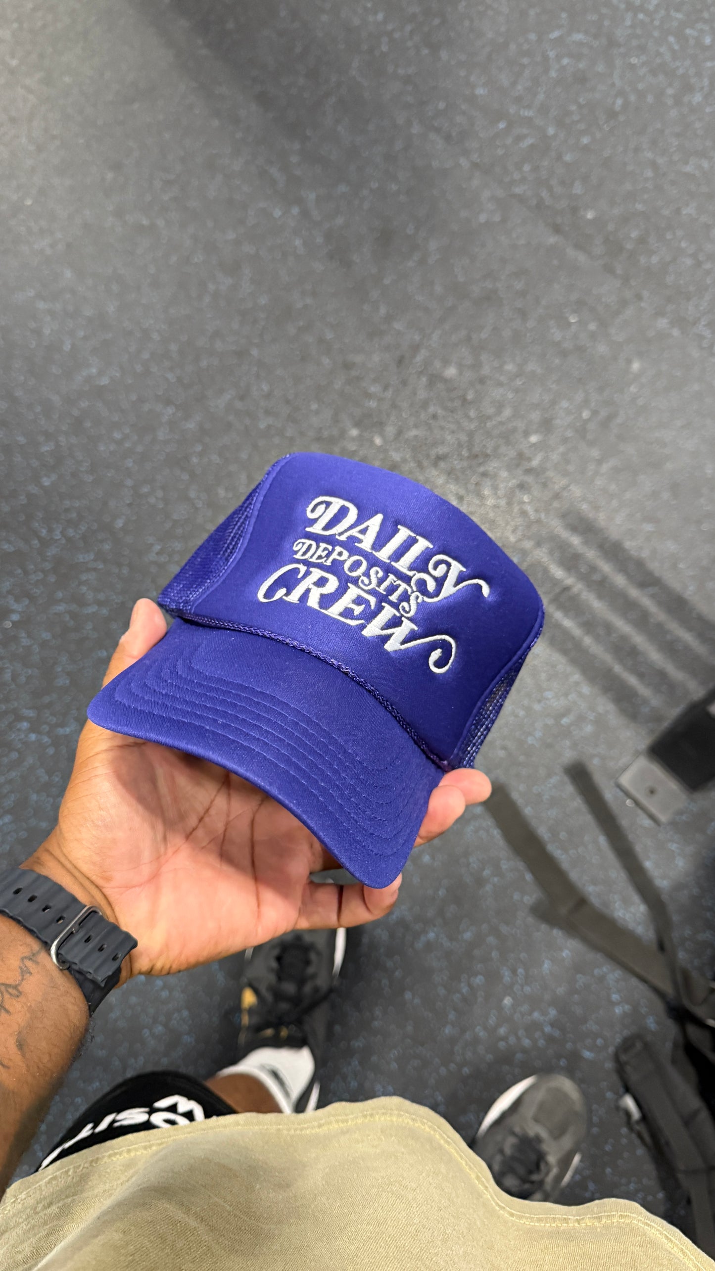 Daily Deposits Crew Trucker Hat